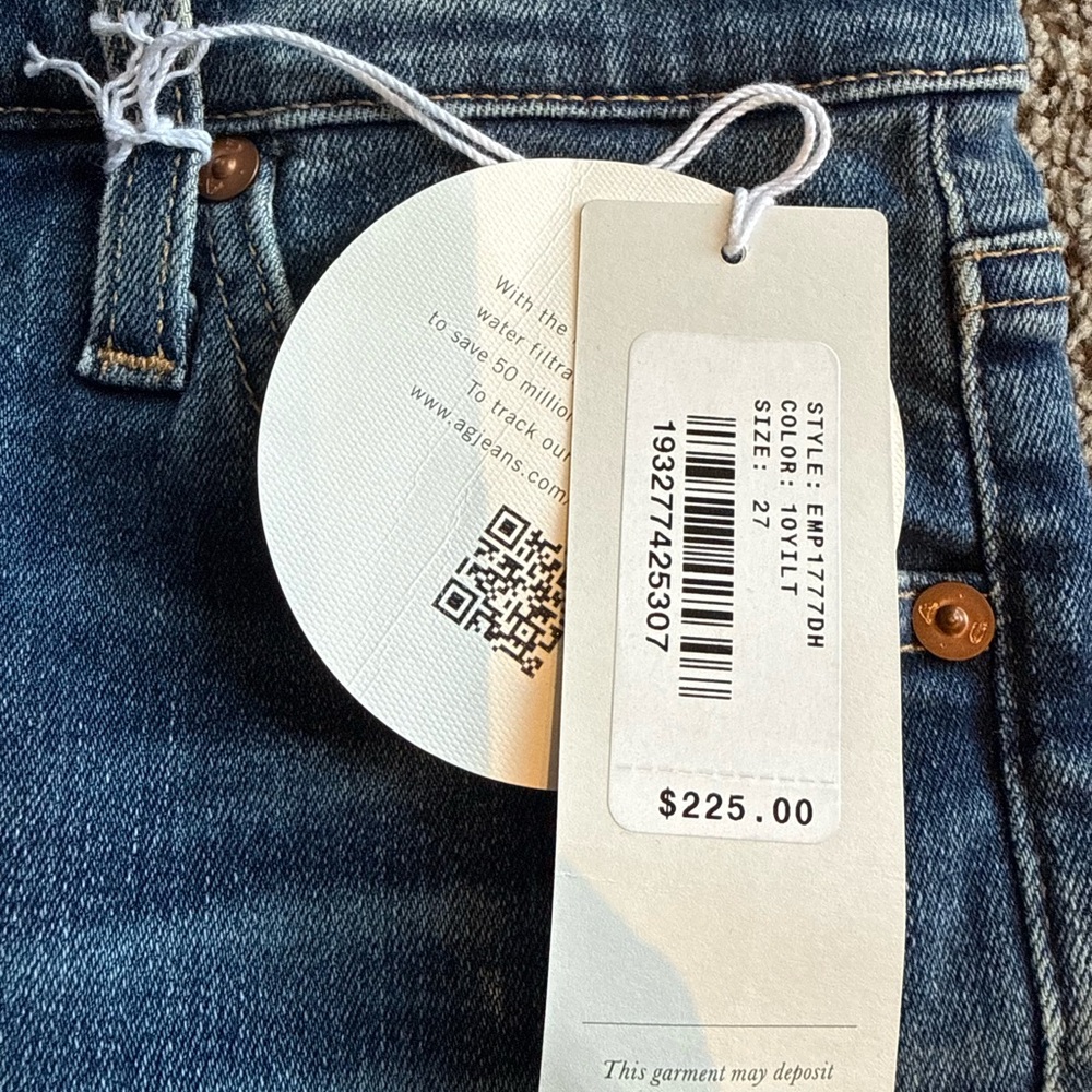 Ag Adriano Goldschmied Blue Skinny Jeans